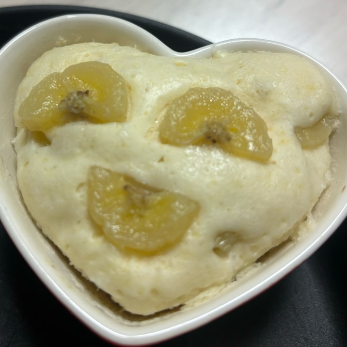 消化に良い!バナナカップ蒸しパン